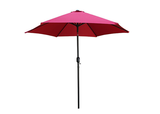 Piegatura aperta facile di grande logo privato di Straw Large Outdoor Patio Umbrella