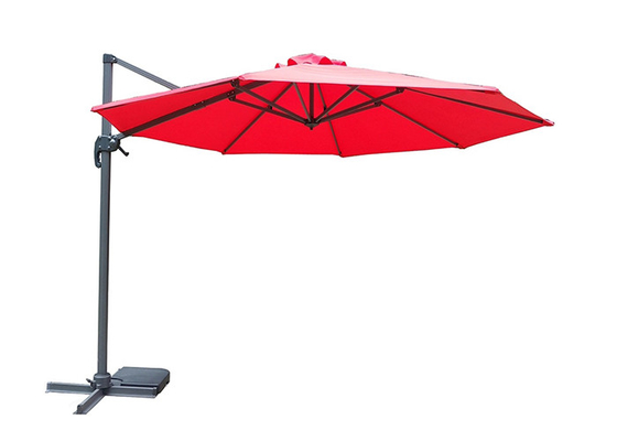 Parasole a mensola impermeabile di alluminio del grande ombrello di derivazione rotondo del patio