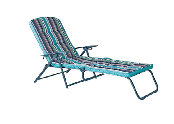 La piegatura adagiantesi su misura ha riempito le chaise-lounge di Sun espone al sole resistente per il giardino del patio