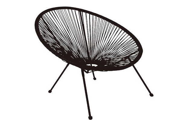 K.D. Steel Rattan Chair accatastabile con capacità potente 250 libbre