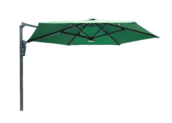 parasole del supporto della parete del CE del giardino di colore verde di 2.5m