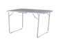 Tavolo da campeggio pieghevole in alluminio con piastra in MDF verniciato a polvere