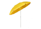 Processo antivento d'acciaio giallo dell'ago dell'ombrello di spiaggia doppio con la falda
