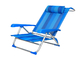 Sedia d'acciaio all'aperto della sabbia della spiaggia dello zaino delle sedie di giardino del Recliner di Textilene