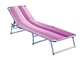 L'alluminio del ODM dell'OEM e le chaise-lounge di Sun di Textilene presiedono resistente UV