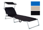 Chaise-lounge adagiantesi piegante all'aperto di Chaise Lounge Chair Pool Lawn del patio di Sun della spiaggia di BSCI