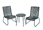 Il tavolo pieghevole e le sedie del giardino EN581 hanno messo Carry With Powder Coated Frame facile