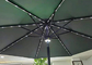 ombrello di 300x245cm 8 Rib Straight Pole Parasol Garden con il sistema di altoparlante di Bluetooth