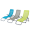 Chaise-lounge pieghevole all'aperto di Sun 1 x 1 sedia di oscillazione d'acciaio di Textilene