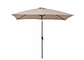 Logo su misura resistente del vento all'aperto della mobilia del parasole del giardino di Sun della struttura d'acciaio